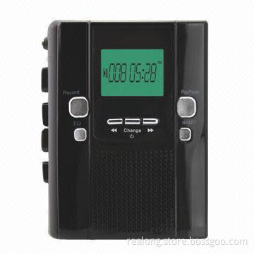 Walkman Radio Recorder with USB and TF Card Slot, Telescopic Antenna